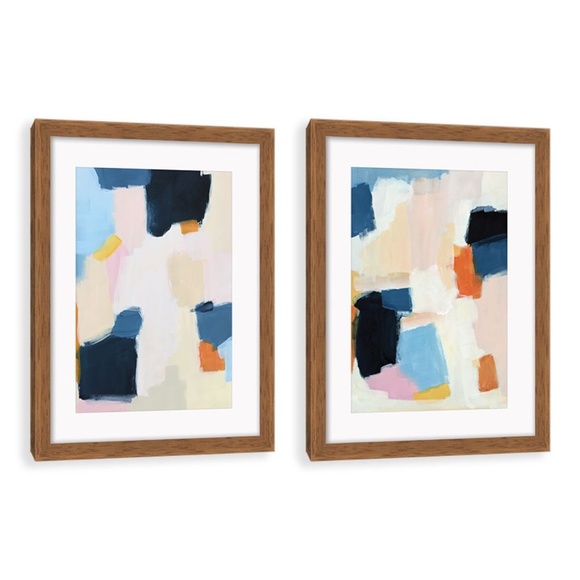 Project 62 Abstract Framed Print Wall Art MCM - Picture 2 of 4